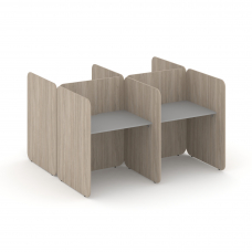 Bell Комплект №5 KCB.K-005 Серый/Дуб Аттик 1614*1800*1200