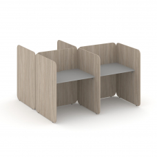 Bell Комплект №17 KCB.K-017 Серый/Дуб Аттик 2014*1800*1200