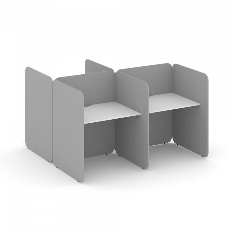 Bell Комплект №7 KCB.K-007 Белый Бриллиант/Серый 1614*1800*1200