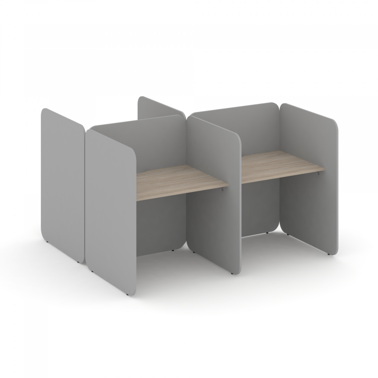 Bell Комплект №7 KCB.K-007 Дуб Аттик/Серый 1614*1800*1200