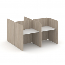 Bell Комплект №17 KCB.K-017 Белый Бриллиант/Дуб Аттик 2014*1800*1200