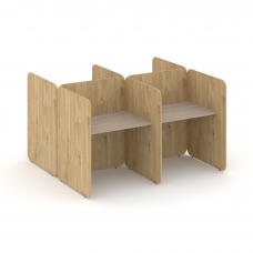 Bell Комплект №15 KCB.K-015 Дуб Аттик/Тиквуд Светлый 2014*1800*1200