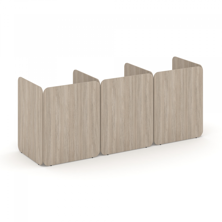 Bell Комплект №3 KCB.K-003 Белый Бриллиант/Дуб Аттик 2412*909*1200