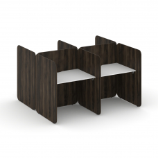 Bell Комплект №5 KCB.K-005 Белый Бриллиант/Дуб Мали 1614*1800*1200