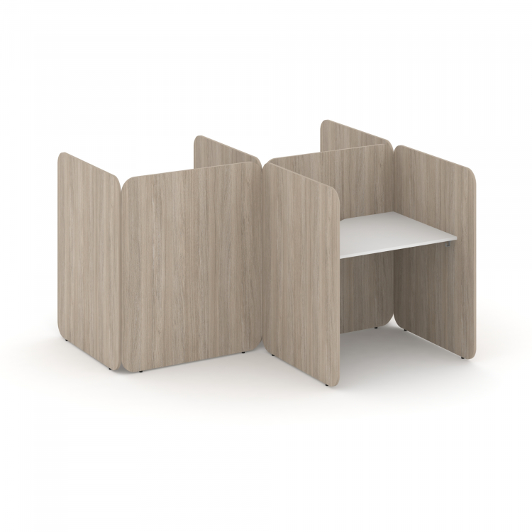 Bell Комплект №7 KCB.K-007 Белый Бриллиант/Дуб Аттик 1614*1800*1200