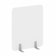 R-line Перегородки на металлических опорах на фетровых подпятниках DP.F-100-120 Белый Бриллиант/Мета