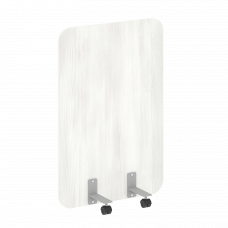 R-line Перегородка на металлических опорах, на роликах DP.R-80-120 Снежная Патина/Металл Серый 800*1