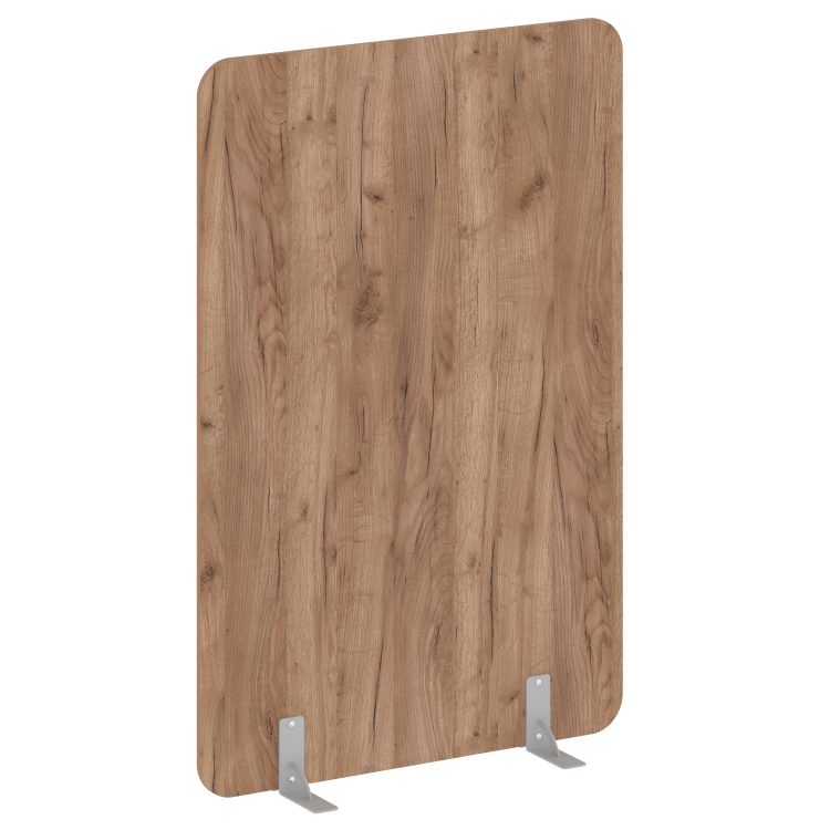 R-line Перегородки на металлических опорах на фетровых подпятниках DP.F-120-180 Дуб Табак/Металл Сер