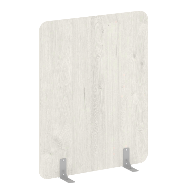 R-line Перегородки на металлических опорах на фетровых подпятниках DP.F-120-150 Дуб Наварра/Металл С