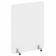 R-line Перегородка на металлических опорах, на роликах DP.R-140-180 Белый Бриллиант/Металл Серый 140