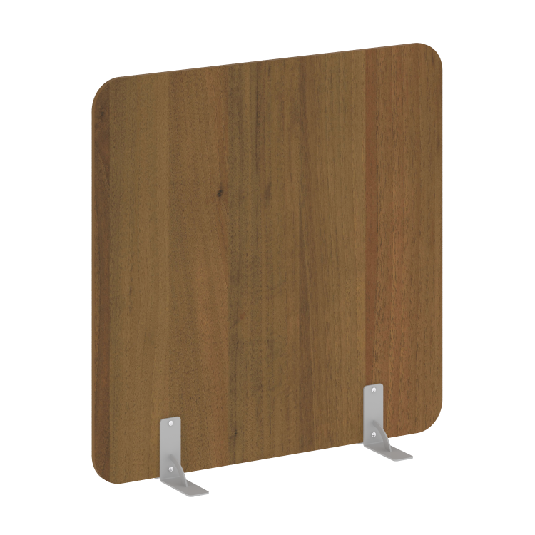 R-line Перегородки на металлических опорах на фетровых подпятниках DP.F-120-120 Орех Гварнери/Металл