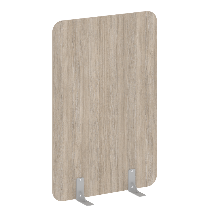 R-line Перегородки на металлических опорах на фетровых подпятниках DP.F-100-150 Дуб Аттик/Металл Сер