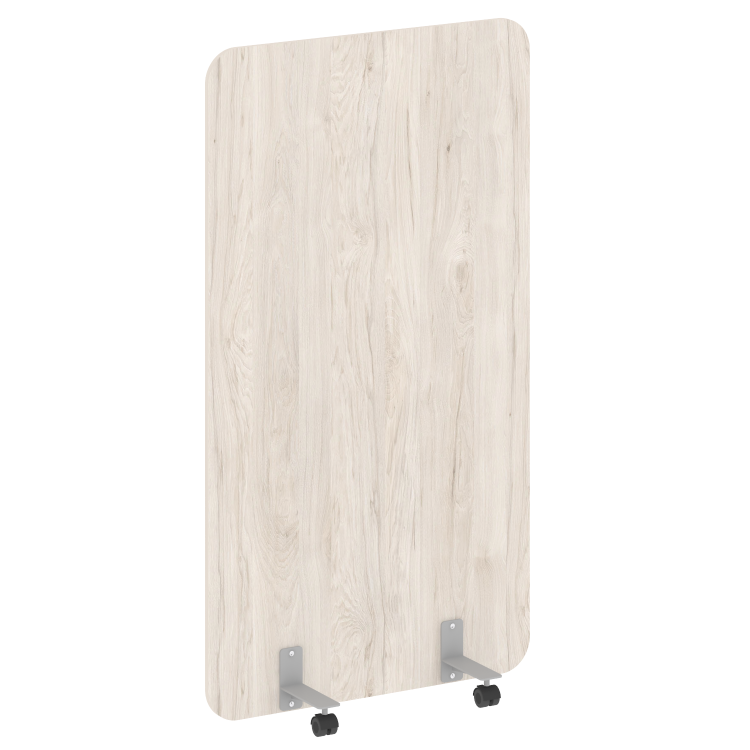 R-line Перегородка на металлических опорах, на роликах DP.R-100-180 Денвер Светлый/Металл Серый 1000