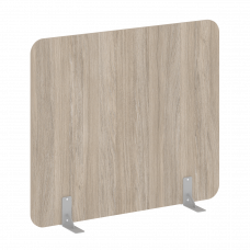 R-line Перегородки на металлических опорах на фетровых подпятниках DP.F-140-120 Дуб Аттик/Металл Сер