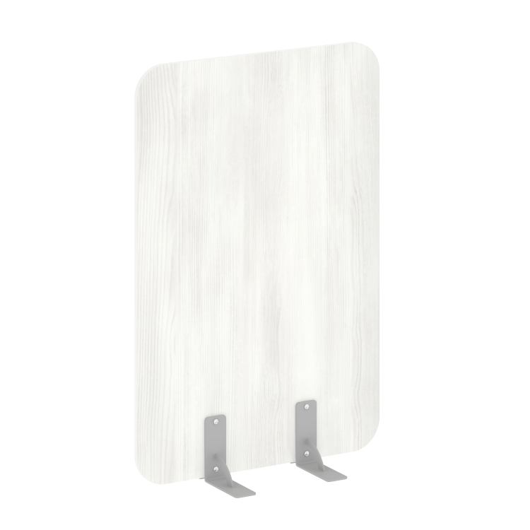 R-line Перегородки на металлических опорах на фетровых подпятниках DP.F-80-120 Снежная Патина/Металл