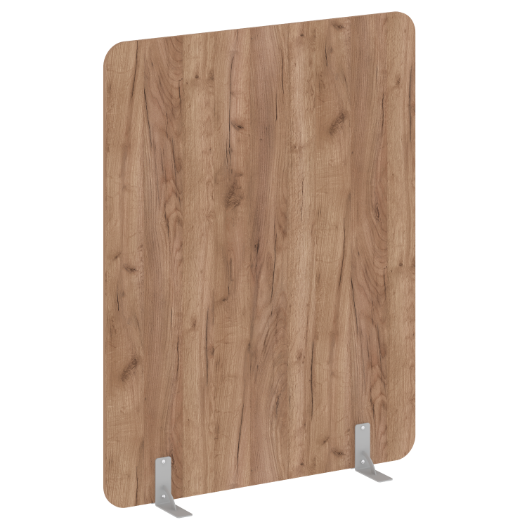 R-line Перегородки на металлических опорах на фетровых подпятниках DP.F-140-180 Дуб Табак/Металл Сер