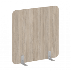 R-line Перегородки на металлических опорах на фетровых подпятниках DP.F-120-120 Дуб Аттик/Металл Сер