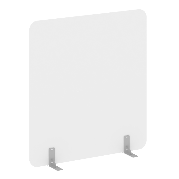 R-line Перегородки на металлических опорах на фетровых подпятниках DP.F-140-150 Белый Бриллиант/Мета