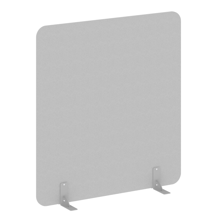 R-line Перегородки на металлических опорах на фетровых подпятниках DP.F-140-150 Серый/Металл Серый 1