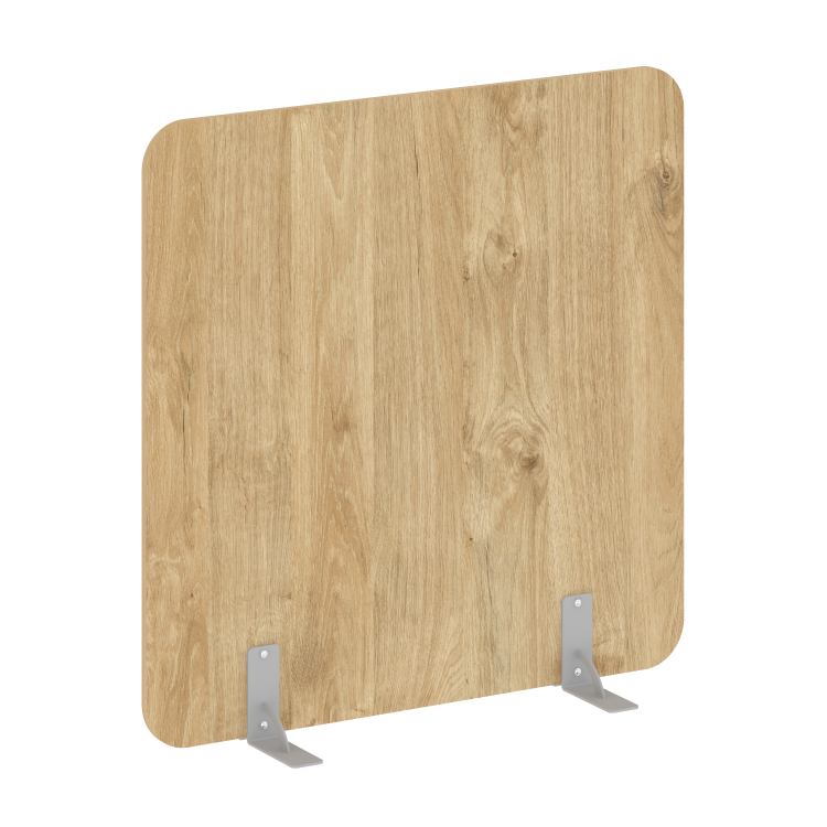 R-line Перегородки на металлических опорах на фетровых подпятниках DP.F-120-120 Тиквуд Светлый/Метал