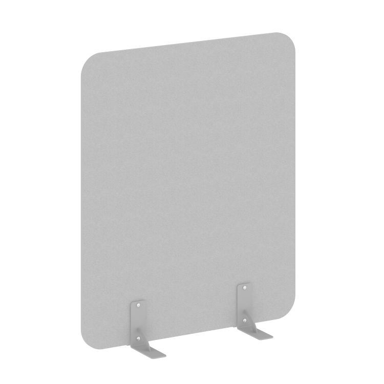 R-line Перегородки на металлических опорах на фетровых подпятниках DP.F-100-120 Серый/Металл Серый 1