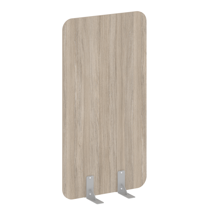 R-line Перегородки на металлических опорах на фетровых подпятниках DP.F-80-150 Дуб Аттик/Металл Серы