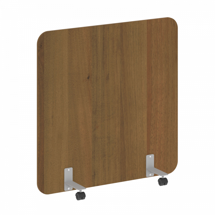 R-line Перегородка на металлических опорах, на роликах DP.R-120-120 Орех Гварнери/Металл Серый 1200*