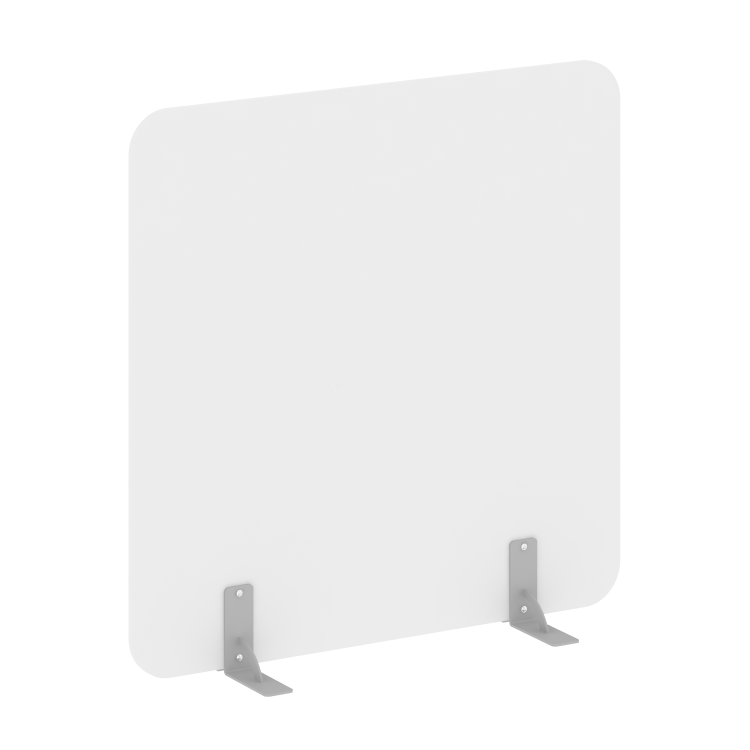 R-line Перегородки на металлических опорах на фетровых подпятниках DP.F-120-120 Белый Бриллиант/Мета