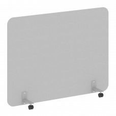 R-line Перегородка на металлических опорах, на роликах DP.R-160-120 Серый/Металл Серый 1600*18*1200