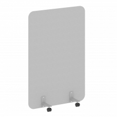 R-line Перегородка на металлических опорах, на роликах DP.R-100-150 Серый/Металл Серый 1000*18*1500