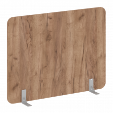 R-line Перегородки на металлических опорах на фетровых подпятниках DP.F-160-120 Дуб Табак/Металл Сер