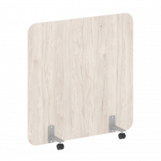 R-line Перегородка на металлических опорах, на роликах DP.R-120-120 Денвер Светлый/Металл Серый 1200