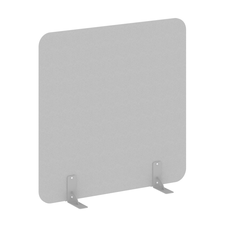 R-line Перегородки на металлических опорах на фетровых подпятниках DP.F-120-120 Серый/Металл Серый 1