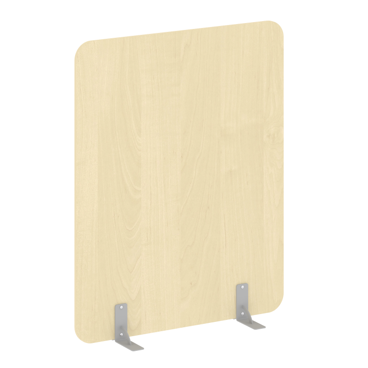 R-line Перегородки на металлических опорах на фетровых подпятниках DP.F-120-150 Клен/Металл Серый 12