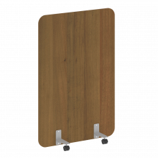 R-line Перегородка на металлических опорах, на роликах DP.R-100-150 Орех Гварнери/Металл Серый 1000*