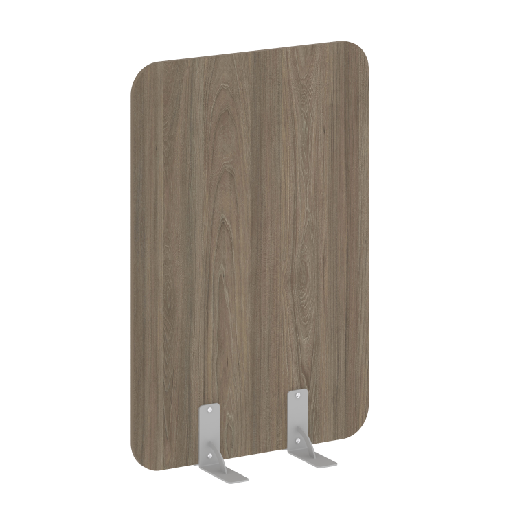 R-line Перегородки на металлических опорах на фетровых подпятниках DP.F-80-120 Вяз Благородный/Метал