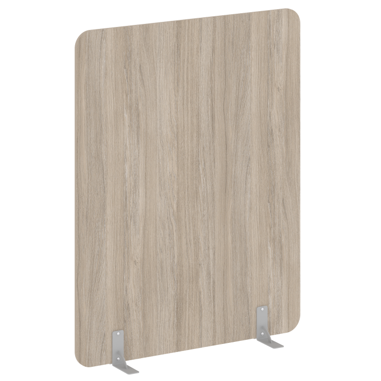 R-line Перегородки на металлических опорах на фетровых подпятниках DP.F-140-180 Дуб Аттик/Металл Сер