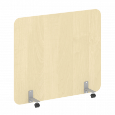 R-line Перегородка на металлических опорах, на роликах DP.R-140-120 Клен/Металл Серый 1400*18*1200