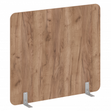 R-line Перегородки на металлических опорах на фетровых подпятниках DP.F-160-140 Дуб Табак/Металл Сер