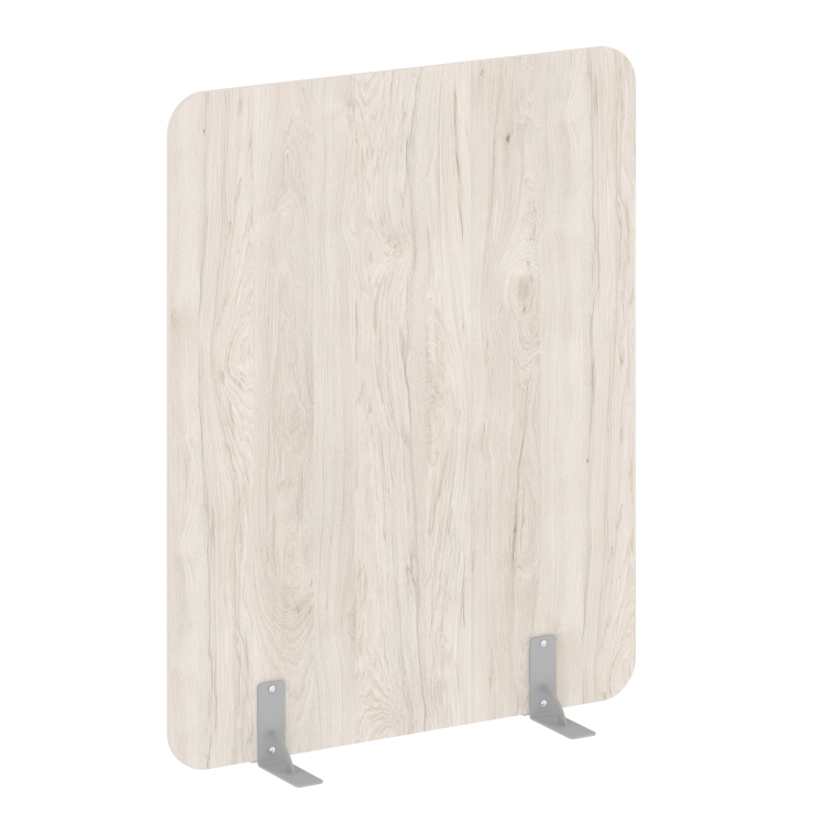 R-line Перегородки на металлических опорах на фетровых подпятниках DP.F-120-150 Денвер Светлый/Метал