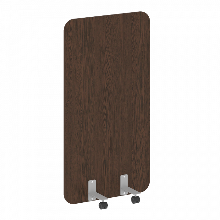 R-line Перегородка на металлических опорах, на роликах DP.R-80-150 Венге Цаво/Металл Серый 800*18*15