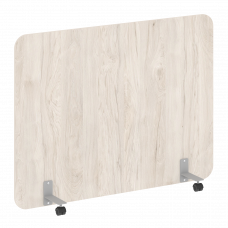 R-line Перегородка на металлических опорах, на роликах DP.R-160-120 Денвер Светлый/Металл Серый 1600