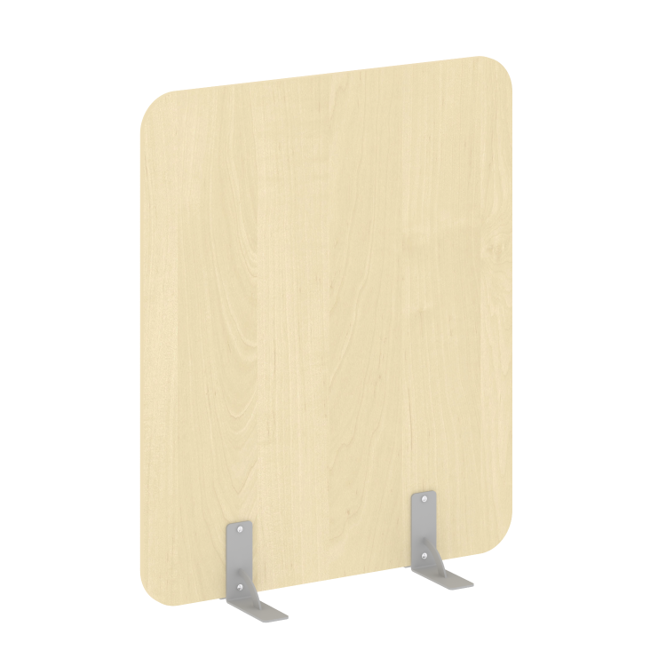 R-line Перегородки на металлических опорах на фетровых подпятниках DP.F-100-120 Клен/Металл Серый 10