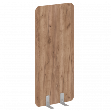 R-line Перегородки на металлических опорах на фетровых подпятниках DP.F-80-180 Дуб Табак/Металл Серы