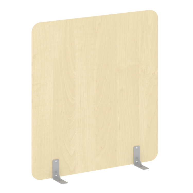 R-line Перегородки на металлических опорах на фетровых подпятниках DP.F-140-150 Клен/Металл Серый 14