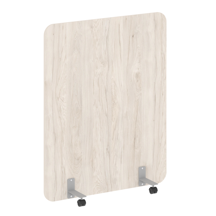 R-line Перегородка на металлических опорах, на роликах DP.R-120-150 Денвер Светлый/Металл Серый 1200