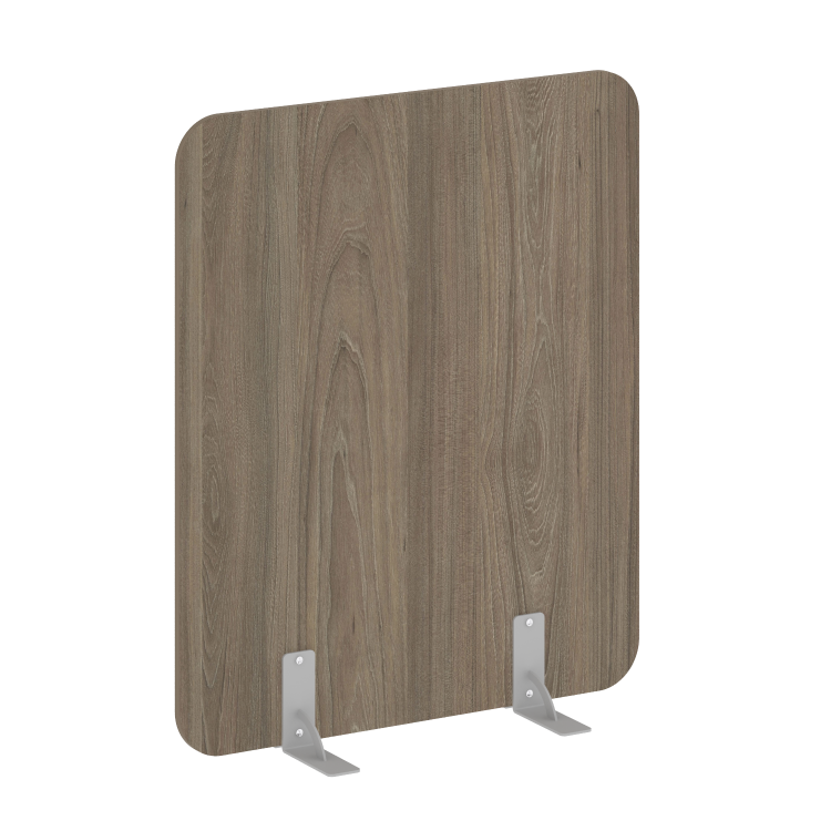 R-line Перегородки на металлических опорах на фетровых подпятниках DP.F-100-120 Вяз Благородный/Мета