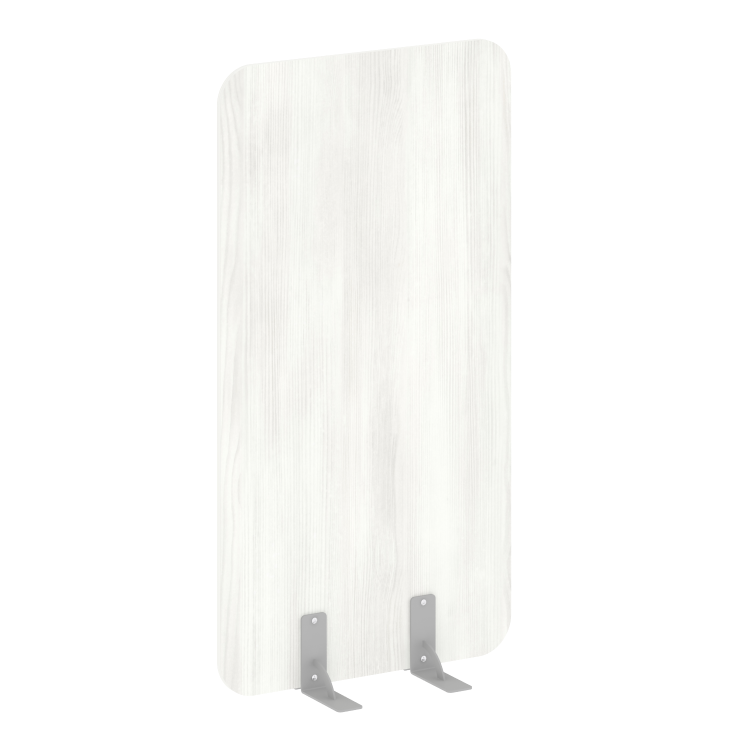 R-line Перегородки на металлических опорах на фетровых подпятниках DP.F-80-150 Снежная Патина/Металл