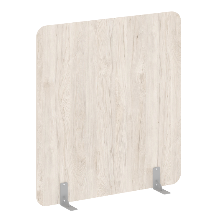 R-line Перегородки на металлических опорах на фетровых подпятниках DP.F-140-150 Денвер Светлый/Метал