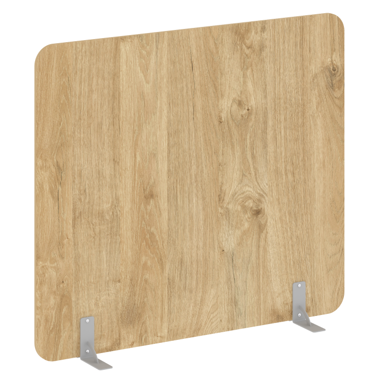 R-line Перегородки на металлических опорах на фетровых подпятниках DP.F-160-140 Тиквуд Светлый/Метал